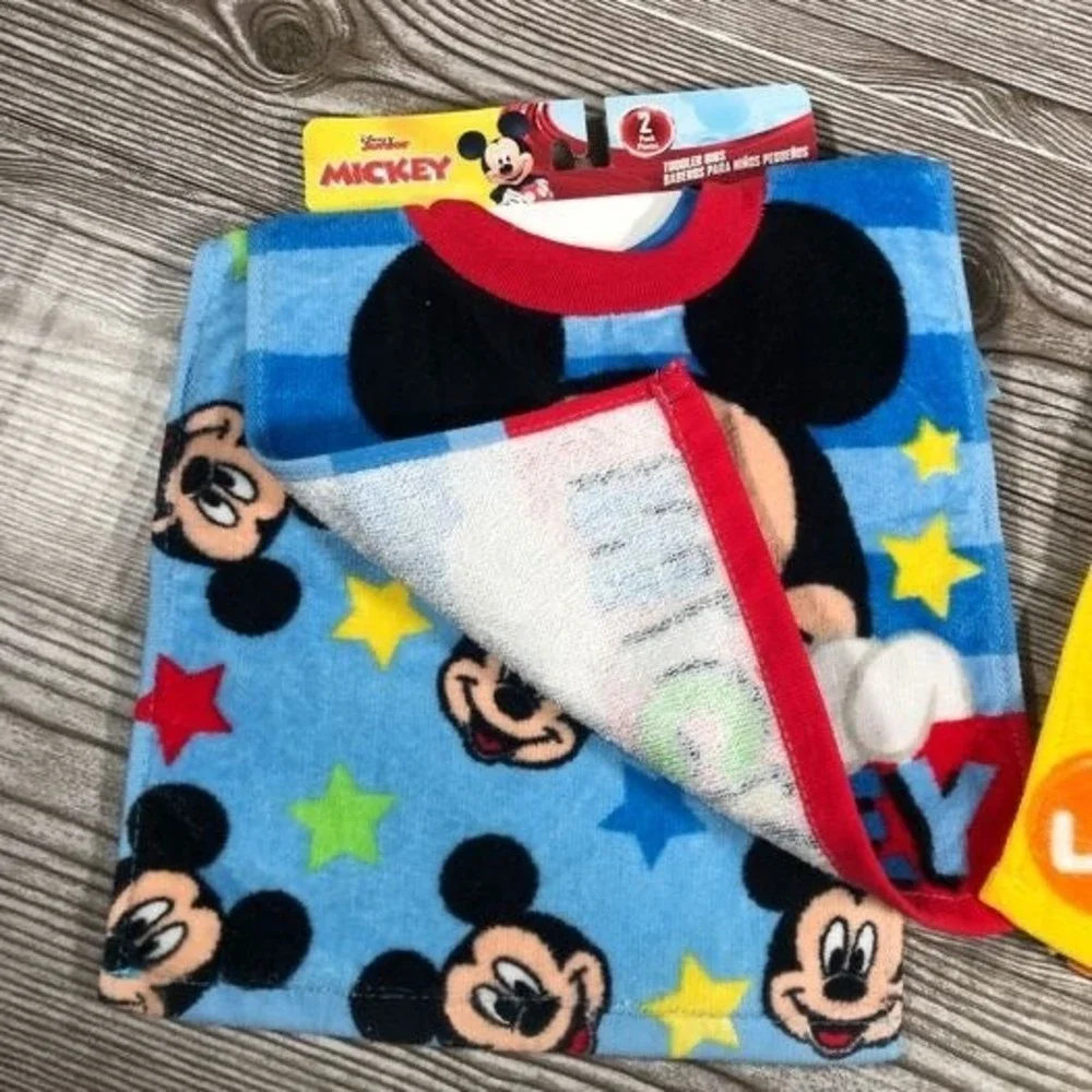 Disney Mickey Mouse bib bundle of (4).   B3